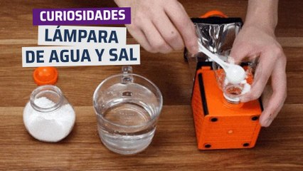 [CH] Lámpara que funciona con agua y sal