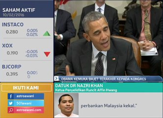 Barack Obama kemuka bajet terakhir kepada kongres