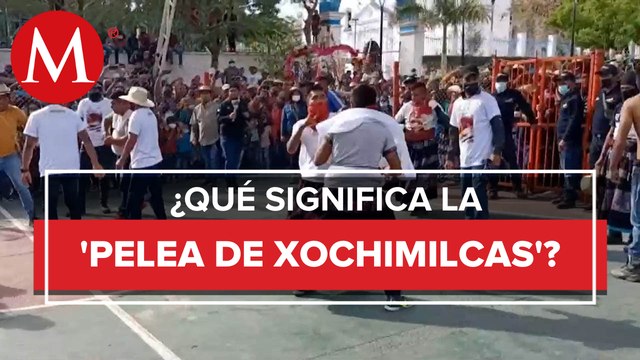 En Guerrero se llevó a cabo la tradicional pelea de Xochimilcas