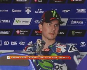 Amaran Jorge Lorenzo selepas catat masa terpantas
