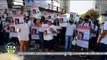 Marchan por ingenieros desaparecidos; viajaban de Jalisco a Michoacán