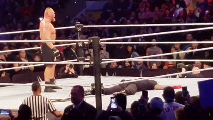 Download Video: Brock Lesnar Reaction After Roman Reigns Attack (Devil Blood Laugh) ! WWE Msg 2022 #brocklesnar