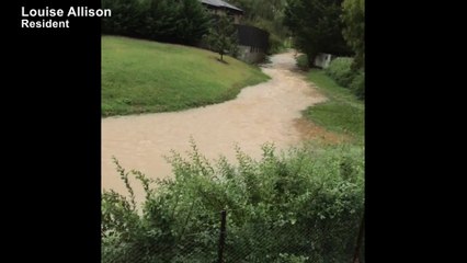 Flooding between Faithfull and Cowper Streets, Goulburn | March 2022 | Goulburn Post
