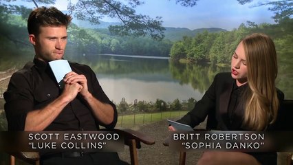 Scott Eastwood, Britt Robertson Interview 3: El viaje más largo
