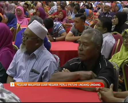 Pelajar Malaysia di luar negara perlu patuhi undang-undang