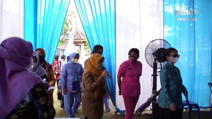 Warga Kulon Progo DIY Ikuti Vaksinasi Massal Jelang Hari Kartini 2022