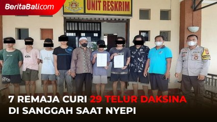 7 Remaja Curi 29 Telur Daksina di Sanggah saat Nyepi