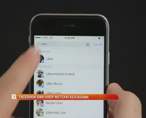 Facebook dan Uber meterai kerjasama