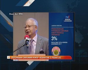 Potongan caruman KWSP sebanyak 3 peratus