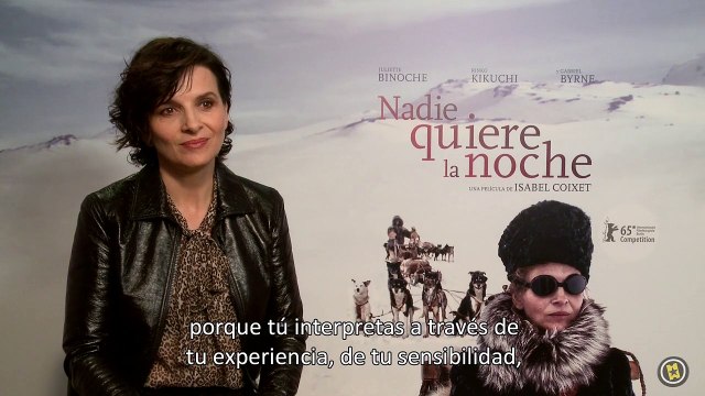 Juliette Binoche Interview : Nadie quiere la noche