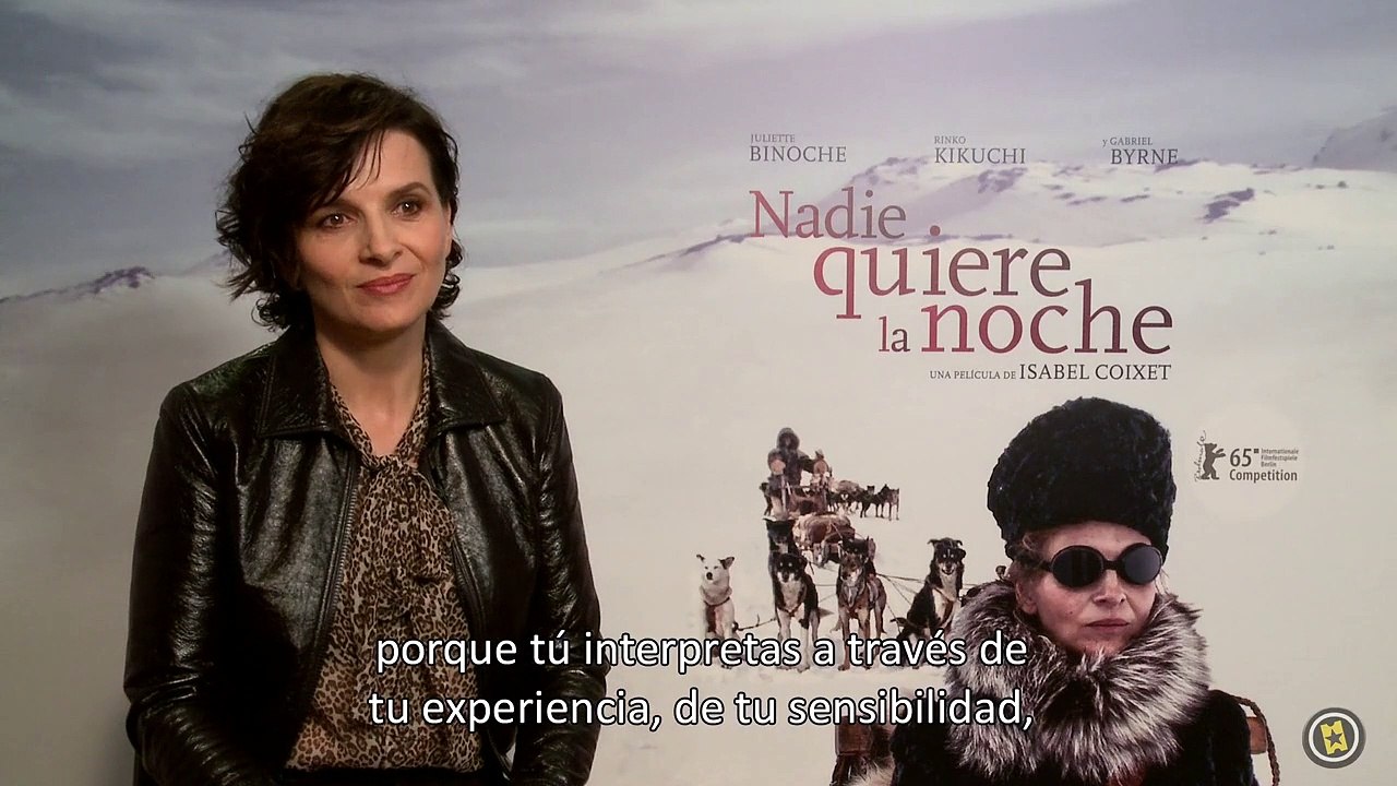Juliette Binoche Interview : Nadie quiere la noche