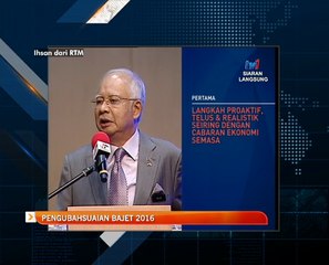 Pengubahsuaian Bajet 2016: Lima perkara utama