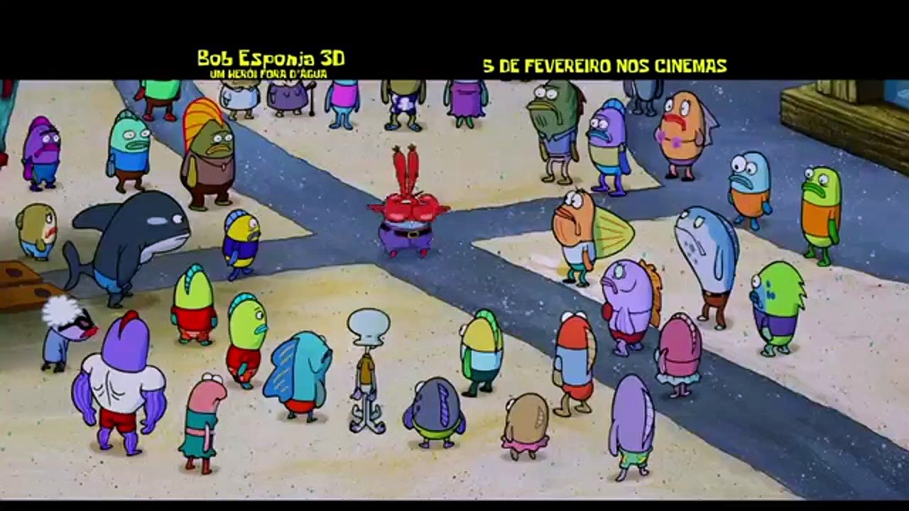 Bob Esponja - Um Herói Fora D'Água Comercial de TV "Super-Heróis" Dublado