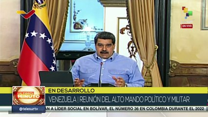 Alto mando político y militar de Venezuela se reúne para coordinar acciones ante situación mundial