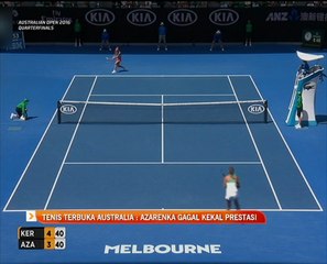 Tenis Terbuka Australia: Azarenka gagal kekal prestasi
