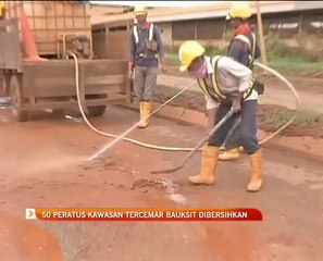 50 peratus kawasan tercemar bauksit dibersihkan