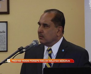 Prestasi Indeks Persepsi Rasuah Malaysia menurun