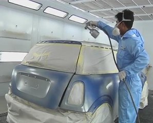 Time for the big reveal. Mini makeover with Nippon Paint