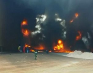 Fires rage at Libyan oil terminal after DAESH attack