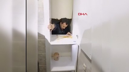 Şanlıurfa'da 2 kişiyi gasbeden şüpheli dolabın gizli bölümünde yakalandı