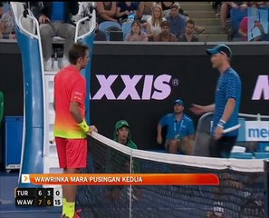 Stanislas Wawrinka mara pusingan kedua
