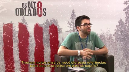 Os Oito Odiados Entrevista Exclusiva - Quentin Tarantino e Tim Roth