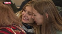 Paris accueille des réfugiés Ukrainiens à la suite de l’invasion russe en Ukraine