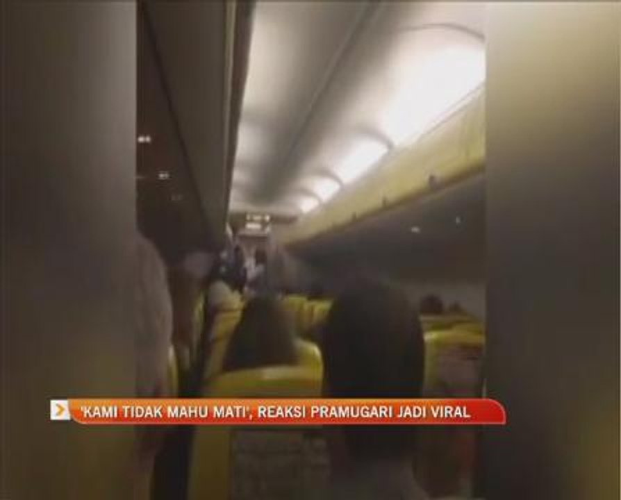 'Kami tidak mahu mati', reaksi pramugari jadi viral