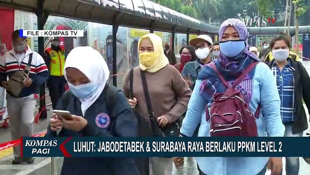 Hasil Rapat PPKM : Jabodetabek dan Surabaya Raya PPKM Level 2 Hingga Karantina Bagi PPLN Jadi 1 Hari