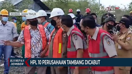 HPL Perusahaan Tambang Batu Kapur Gunung Sadeng Dicabut