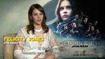 Riz Ahmed, Gareth Edwards (V), Felicity Jones, Diego Luna, Ben Mendelsohn Interview 2: Rogue One: Una historia de Star Wars