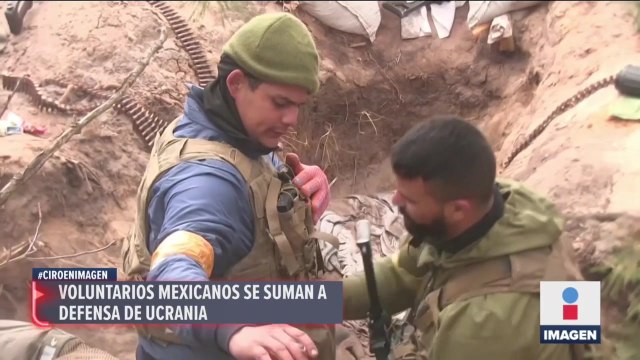 Voluntarios mexicanos se suman al Ejército de Ucrania