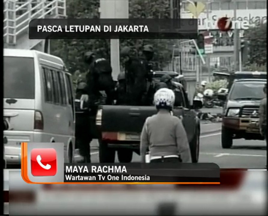 Pasca letupan di Jakarta