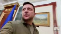 Zelenskiy başkent Kiev'i terk etmediğini kanıtladı