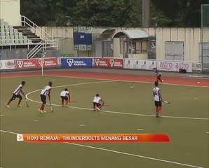 Hoki Remaja : Thunderbolts menang besar