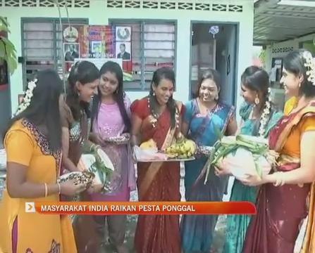 Masyarakat India raikan Pesta Ponggal
