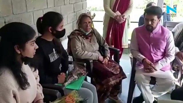 #OperationGanga: Union Minister Anurag Thakur interacts with students returned from Ukraine