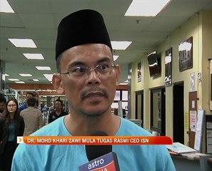 Dr. Mohd Khari Zawi mula tugas rasmi CEO ISN
