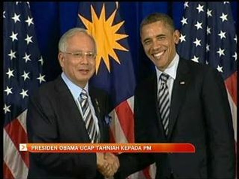 Presiden Obama ucap tahniah kepada Najib