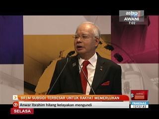 BR1M subsidi terbesar untuk rakyat memerlukan