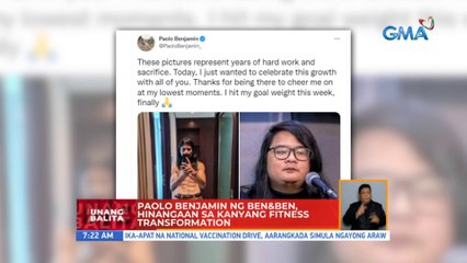 Paolo Benjamin ng Ben&Ben, hinangaan sa kanyang fitness transformation |  UB