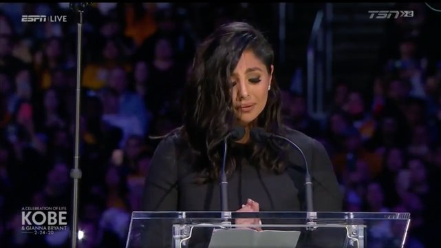 Vanessa Bryant : son discours saisissant lors des adieux à son mari Kobe et leur fille Gigi