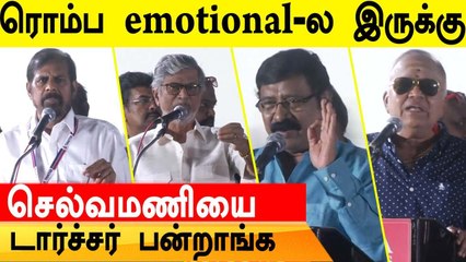 கலகலப்பான உரையுடன் டைரக்டர் யூனியன் பதவி ஏற்பு விழாவில் ஆரம்பித்த ராதாரவி