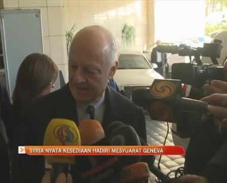 Syria nyata kesediaan hadiri mesyuarat Geneva