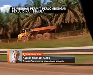 Pemberian permit perlombongan perlu dikaji semula