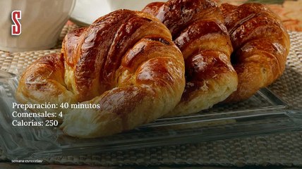 Vídeo Receta: Croissants para un desayuno suculento