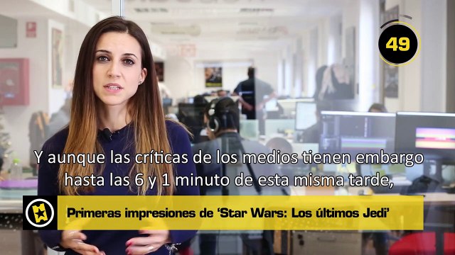 60 segundos - Primeras impresiones de 'Los últimos Jedi'