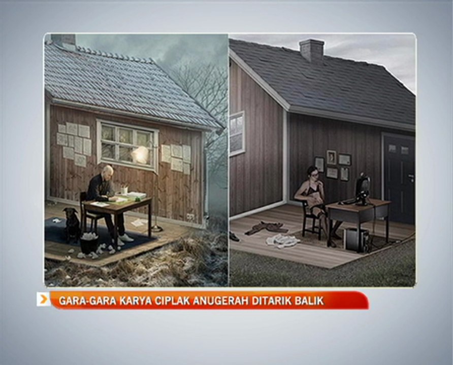 Gara-gara karya ciplak anugerah ditarik balik