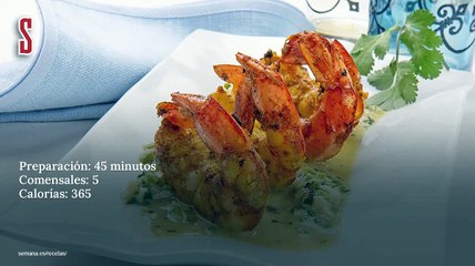 Vídeo Receta: Gambas en salsa de coco (italia)
