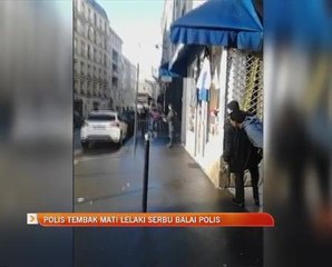 Polis tembak mati lelaki serbu balai polis